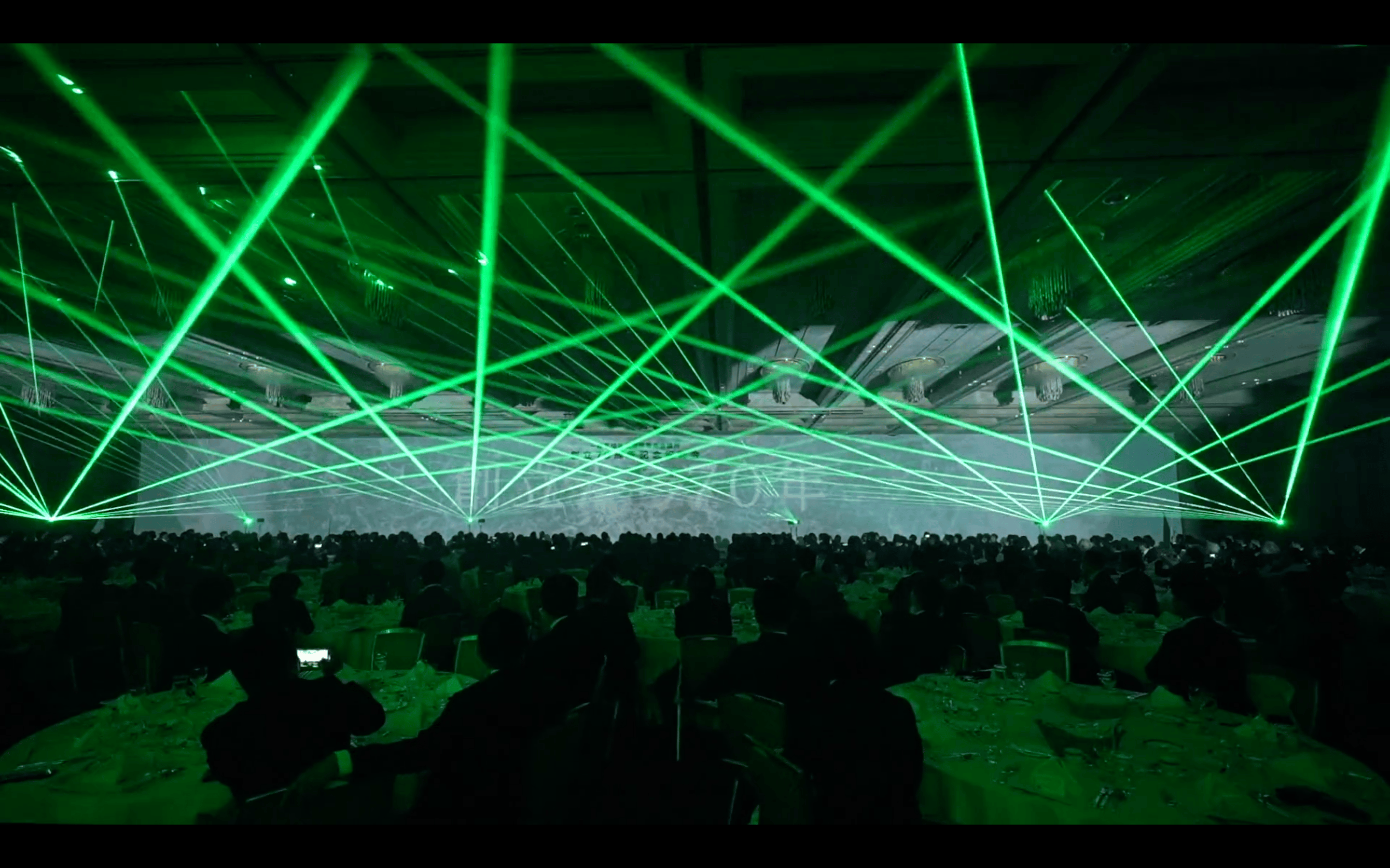 レーザーショーの様子1