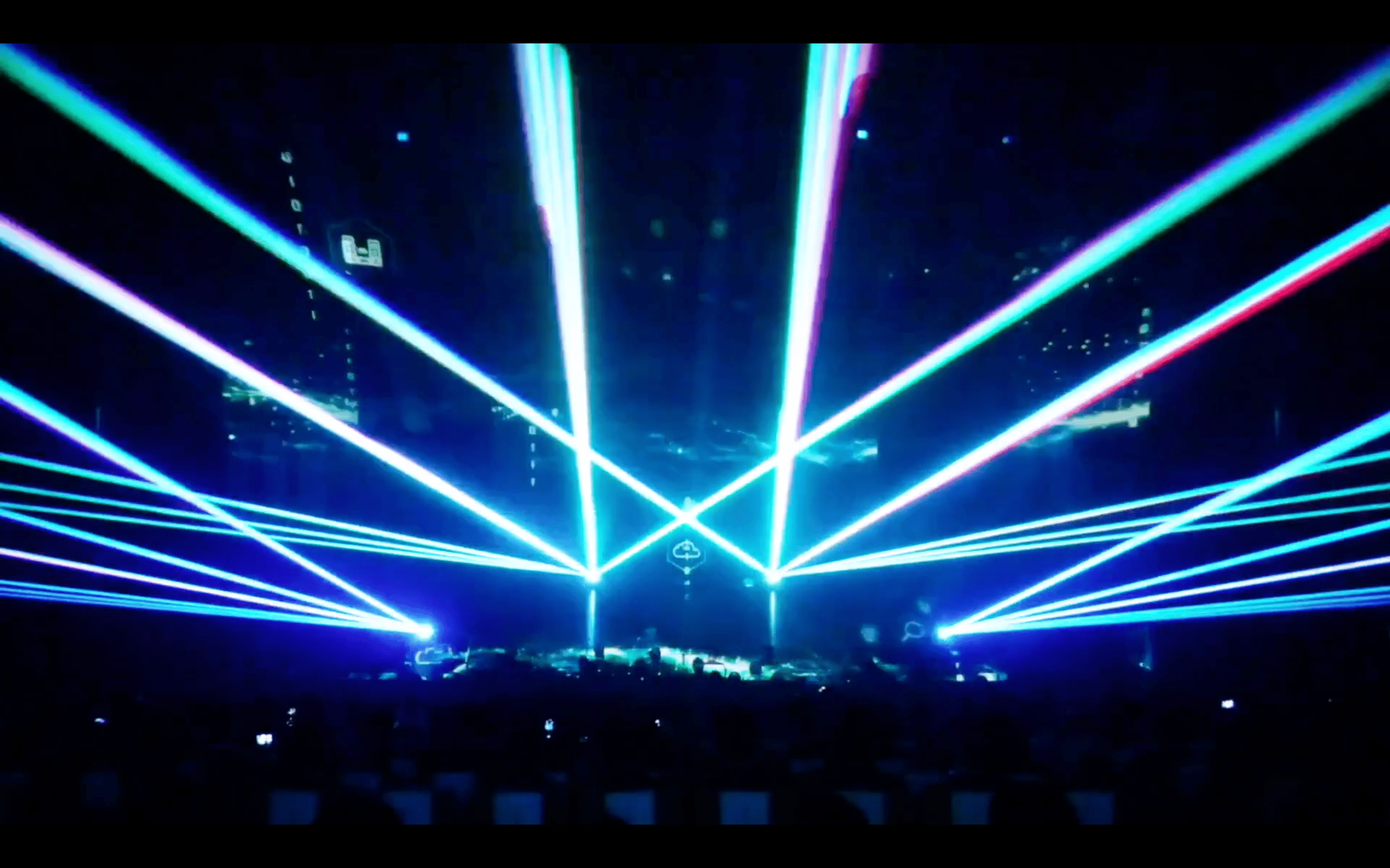 レーザーショーの様子3