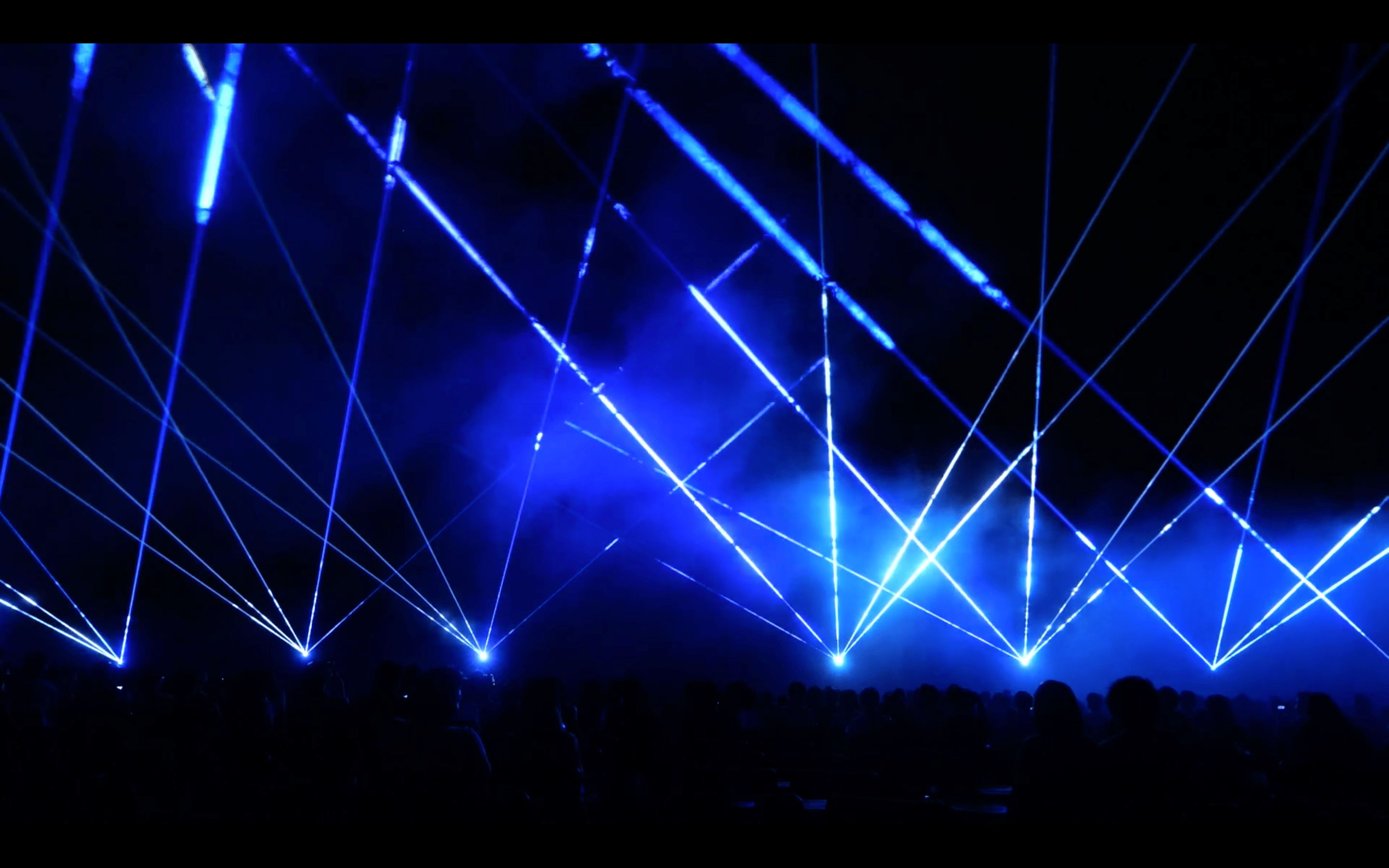 レーザーショーの様子4