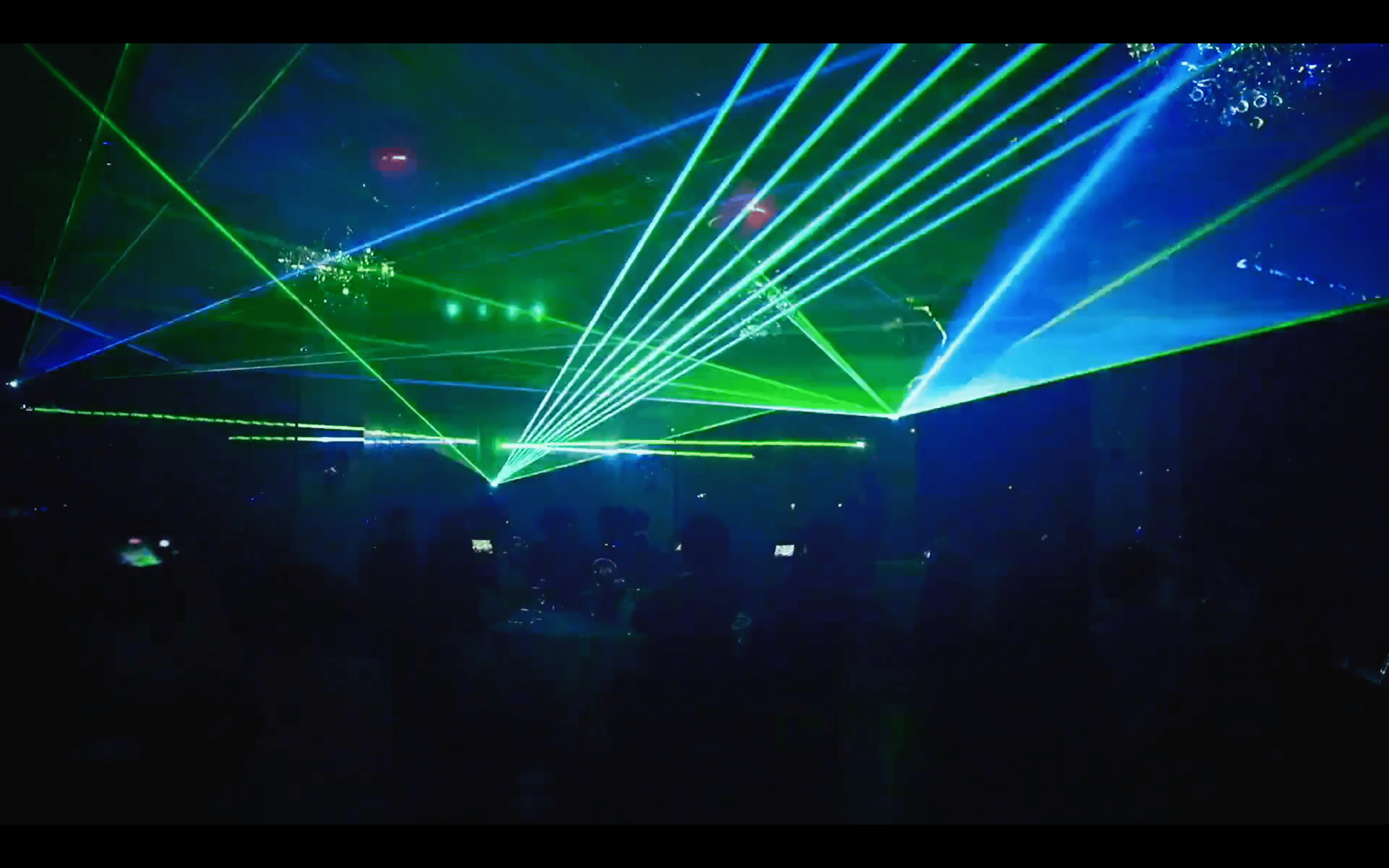 レーザーショーの様子5