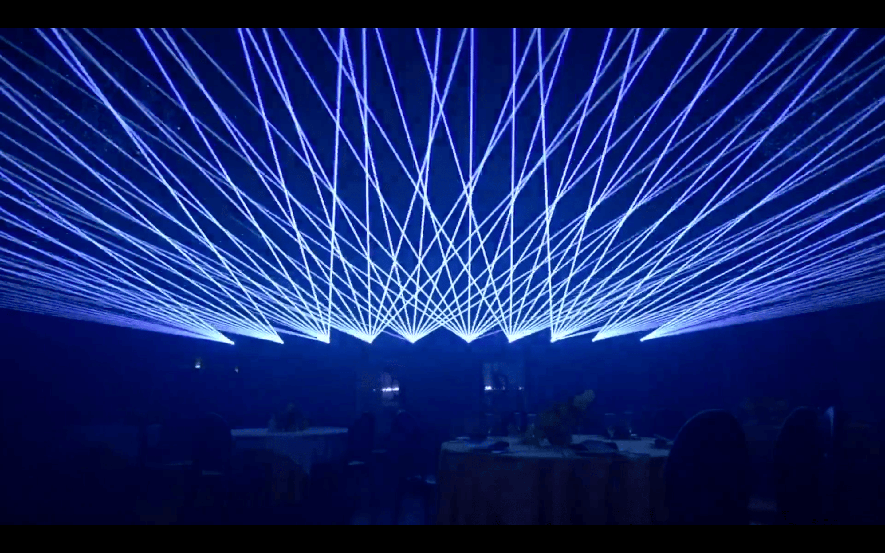 レーザーショーの様子6